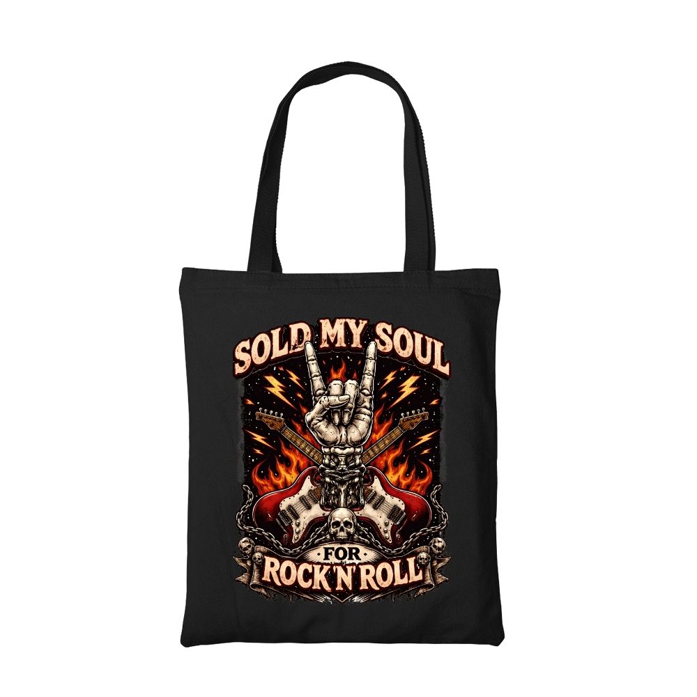 black sabbath sold my soul tote bag cotton printed music band buy online india the banyan tee tbt men women girls boys unisex  