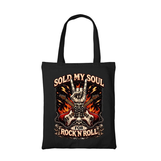 black sabbath sold my soul tote bag cotton printed music band buy online india the banyan tee tbt men women girls boys unisex  