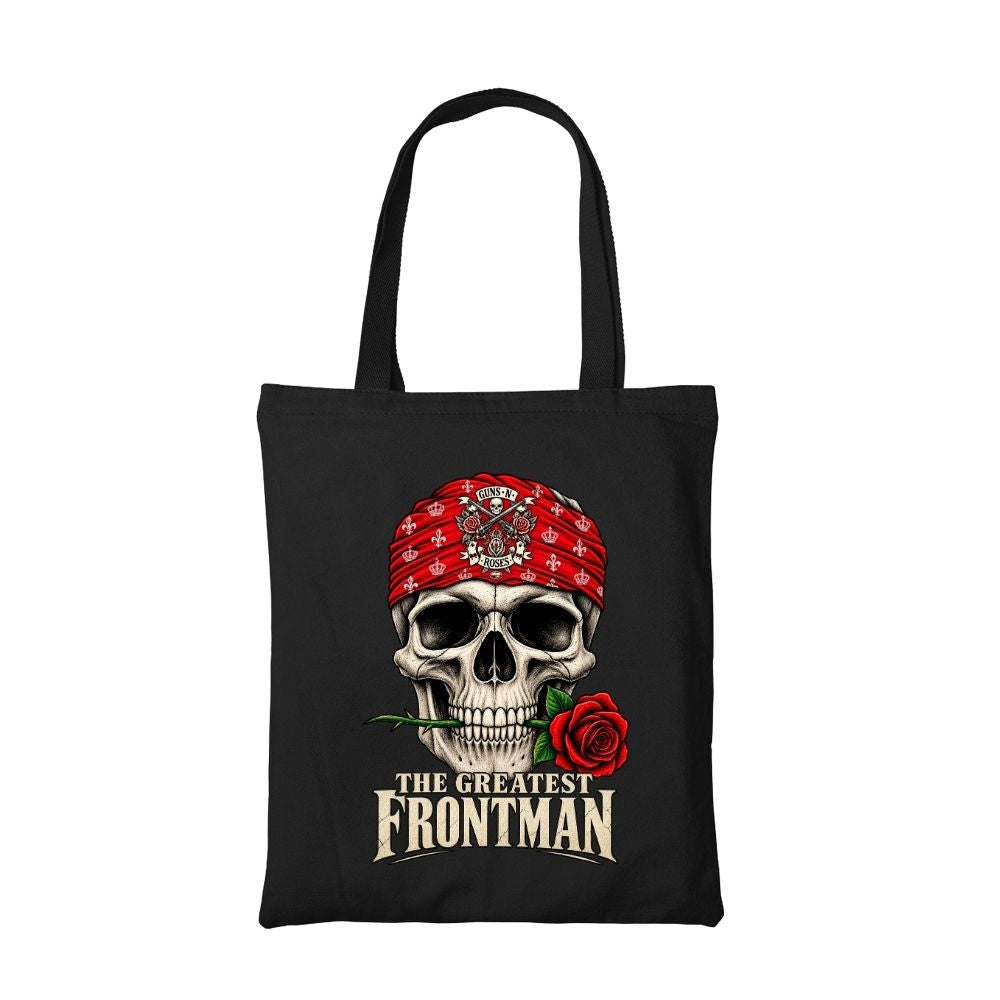 guns n' roses the greatest frontman tote bag cotton printed music band buy online india the banyan tee tbt men women girls boys unisex  