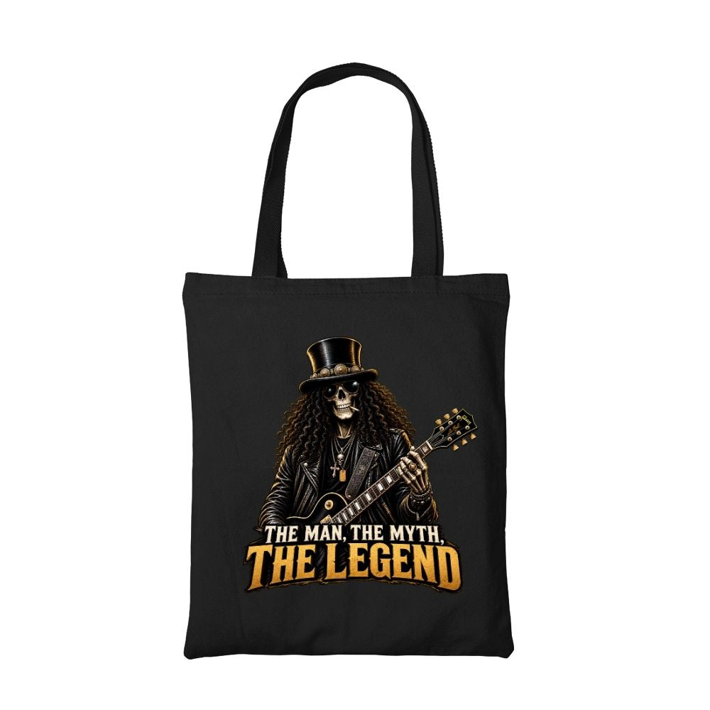 guns n' roses the guitar legend tote bag cotton printed music band buy online india the banyan tee tbt men women girls boys unisex  