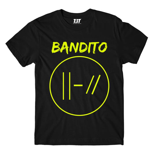 twenty one pilots bandito t-shirt music band buy online india the banyan tee tbt men women girls boys unisex black