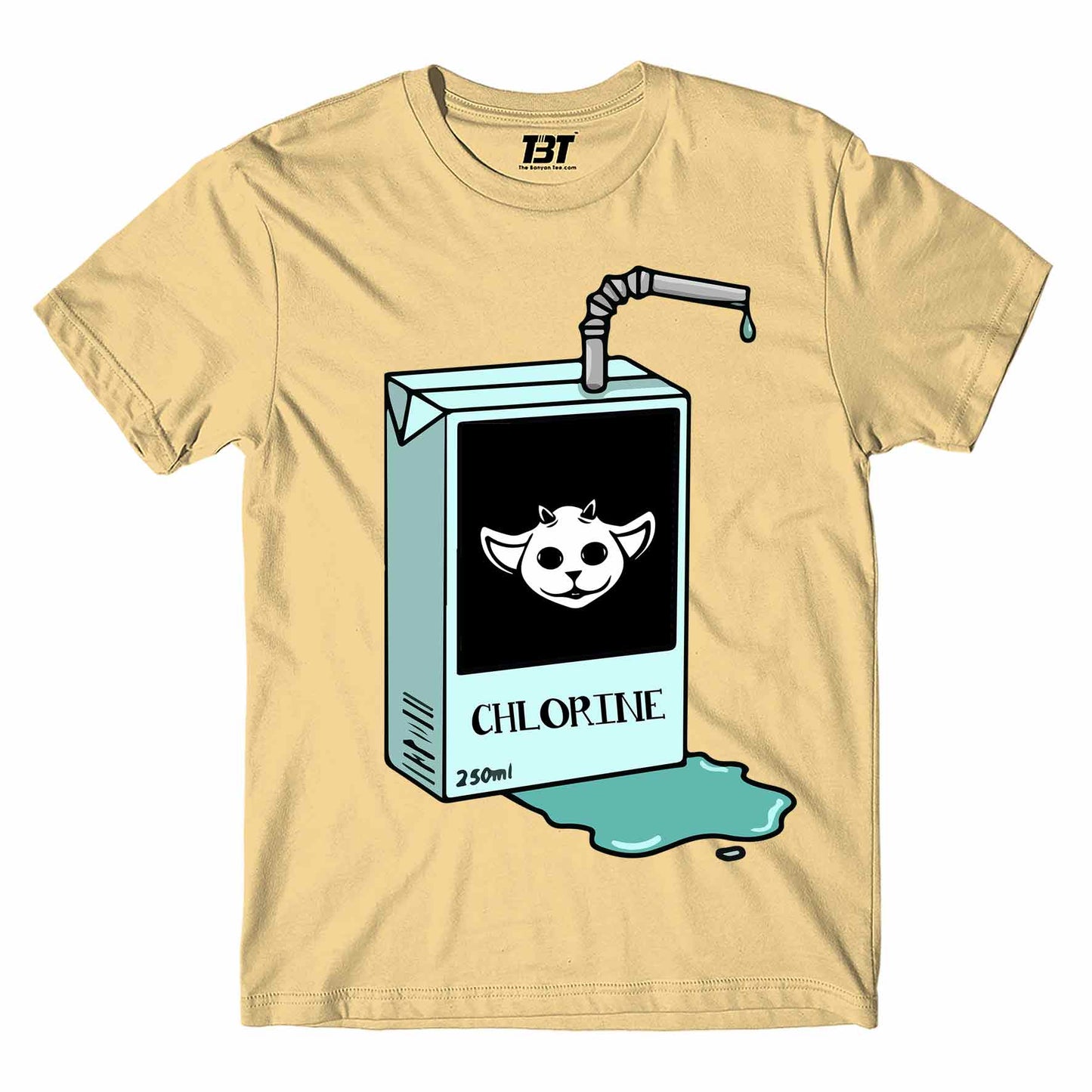 twenty one pilots chlorine t-shirt music band buy online india the banyan tee tbt men women girls boys unisex beige