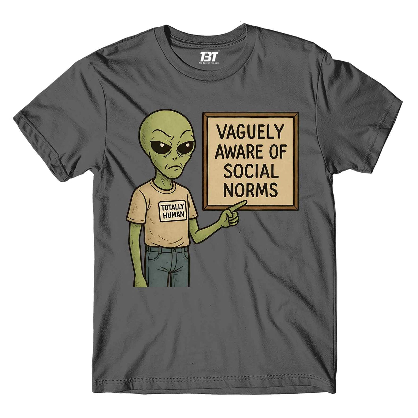 T shirt - Vaguely Aware Of Social Norms