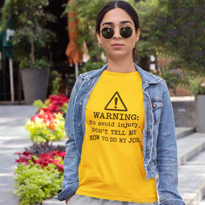 T shirt - Warning
