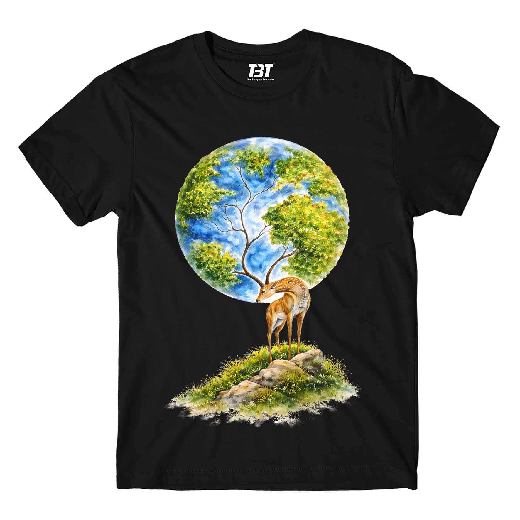 printed graphic wild harmony t-shirt printed graphic stylish buy online india the banyan tee tbt men women girls boys unisex black