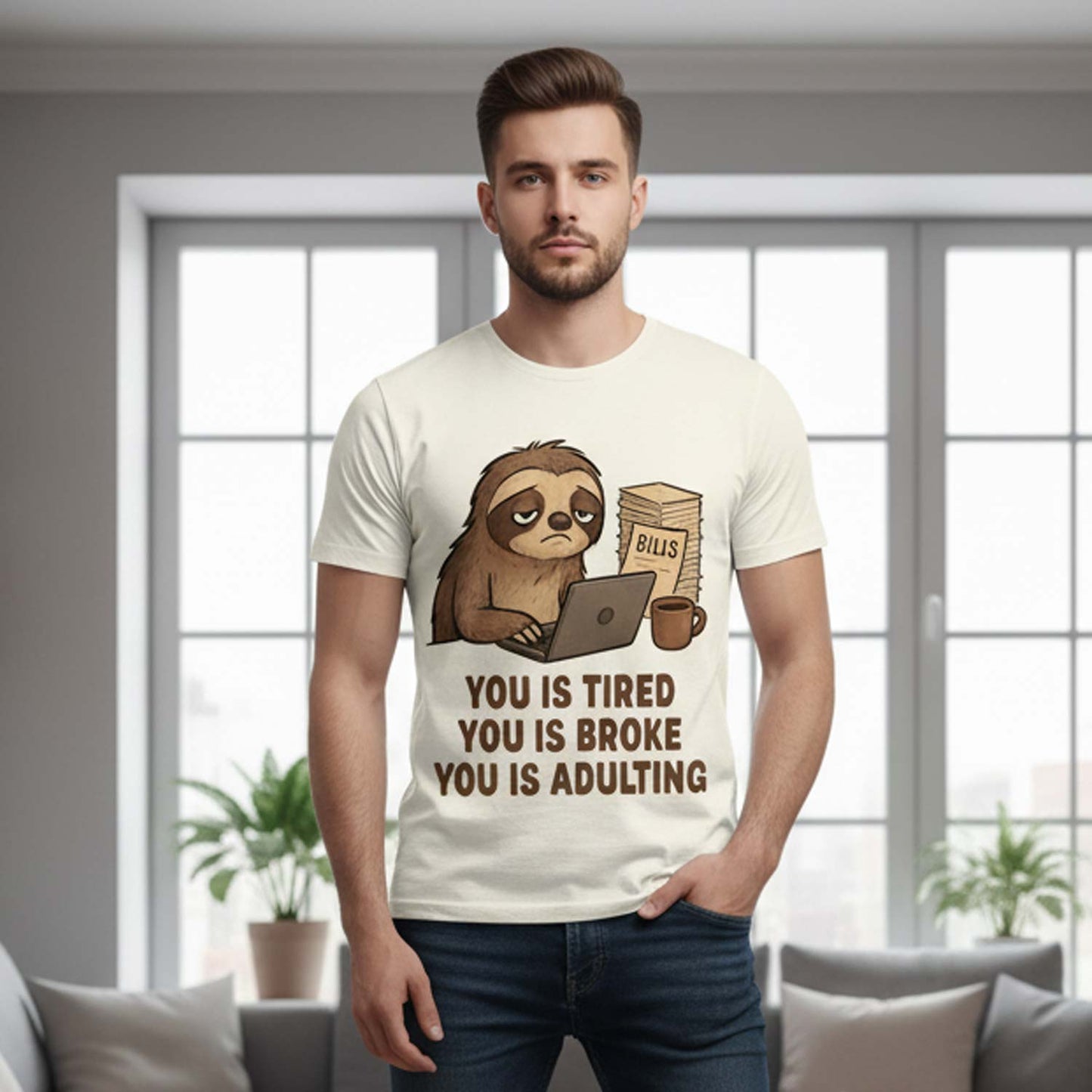 T shirt - You Is Adulting