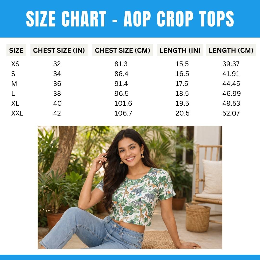 Custom Crop Top - All Over Printed