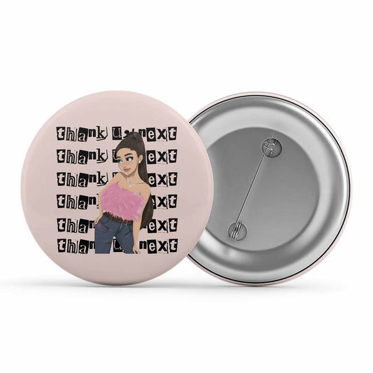 ariana grande thank u next badge pin button music band buy online india the banyan tee tbt men women girls boys unisex