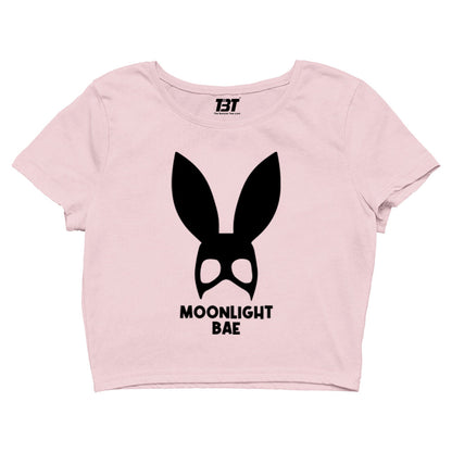 ariana grande moonlight bae crop top music band buy online india the banyan tee tbt men women girls boys unisex baby pink