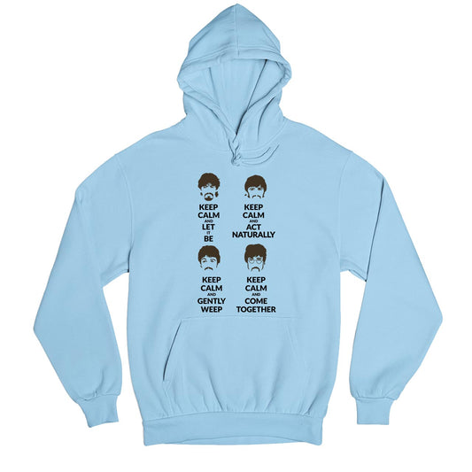 Keep Calm The Beatles Hoodie - Hooded Sweatshirt The Banyan Tee TBT