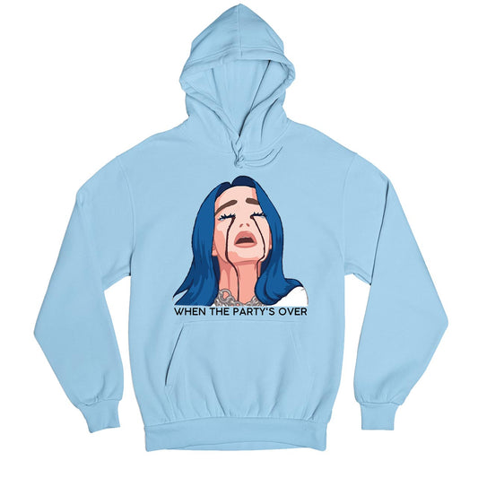 billie eilish when the party's over hoodie hooded sweatshirt winterwear music band buy online india the banyan tee tbt men women girls boys unisex gray