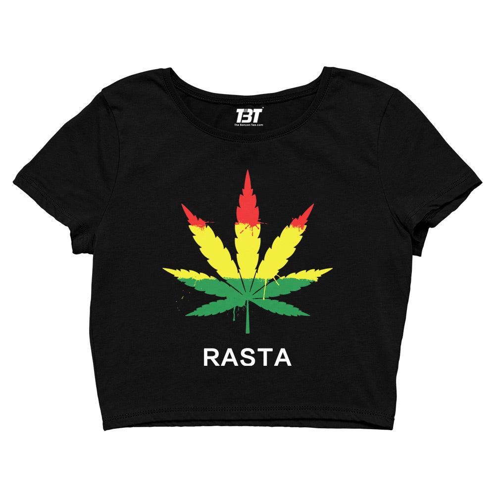 bob marley rasta crop top music band buy online india the banyan tee tbt men women girls boys unisex black