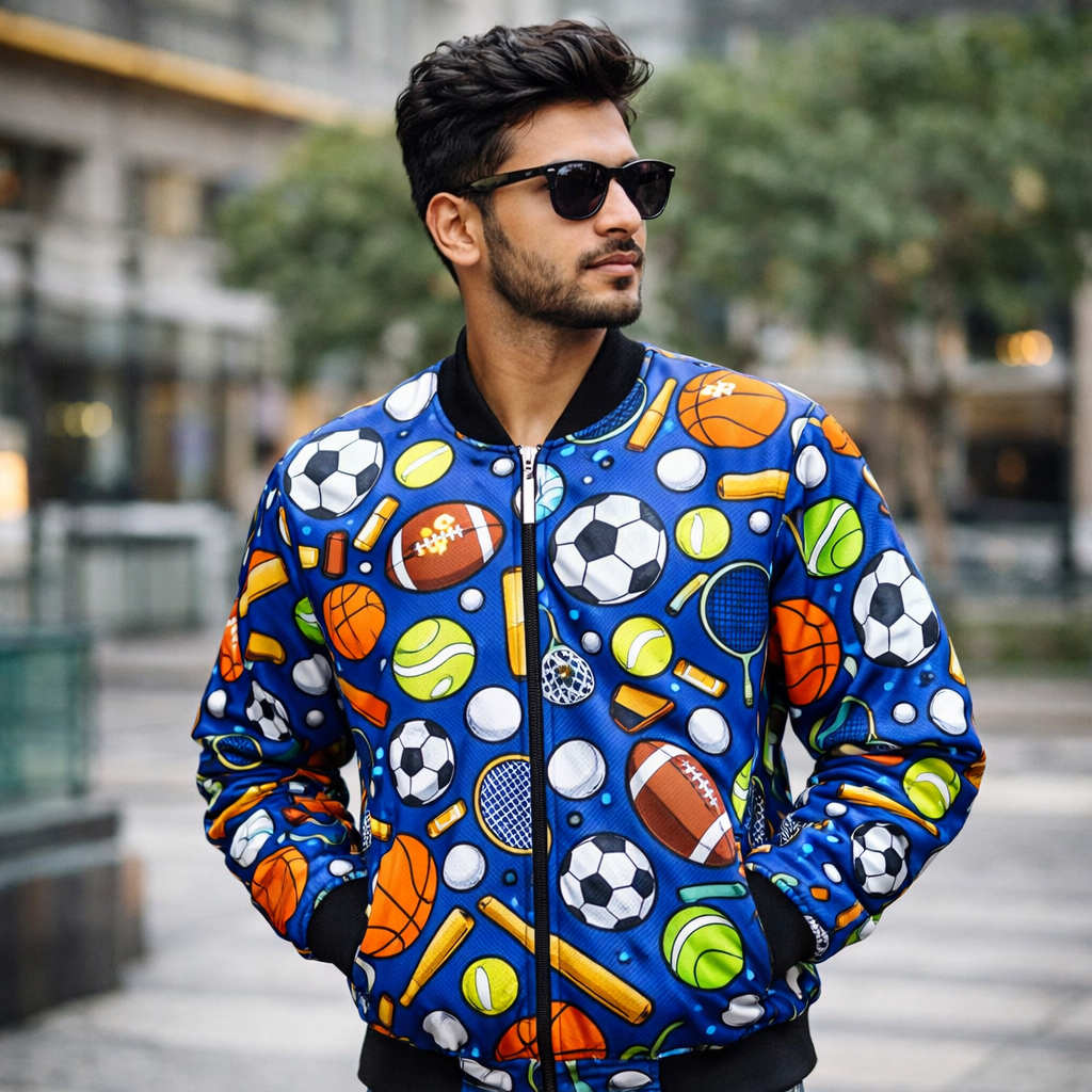 Custom Bomber Jacket - All Over Printed