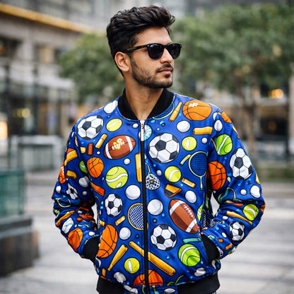 Custom Bomber Jacket - All Over Printed