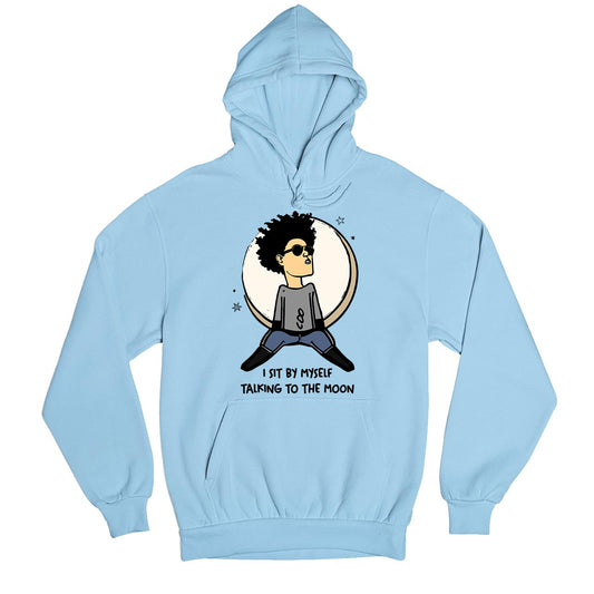 bruno mars talking to the moon hoodie hooded sweatshirt winterwear music band buy online india the banyan tee tbt men women girls boys unisex gray