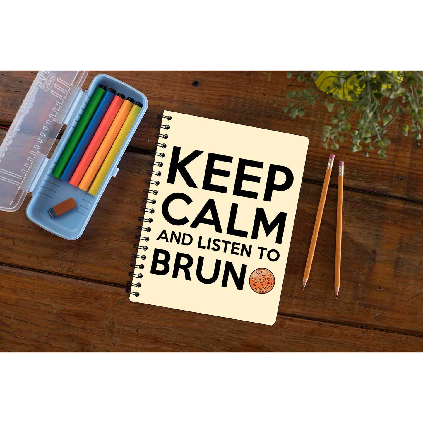 bruno mars keep calm notebook notepad diary buy online india the banyan tee tbt unruled