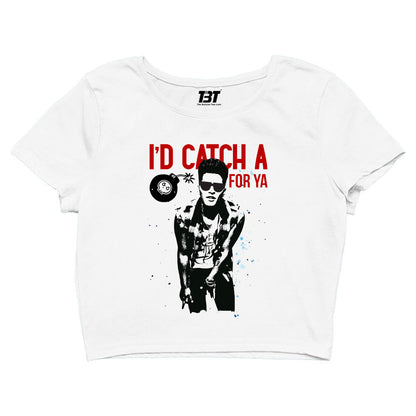 bruno mars grenade crop top music band buy online india the banyan tee tbt men women girls boys unisex white