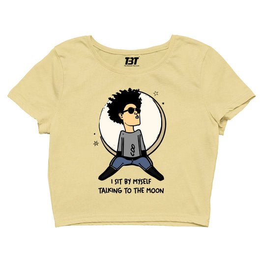 bruno mars talking to the moon crop top music band buy online india the banyan tee tbt men women girls boys unisex beige