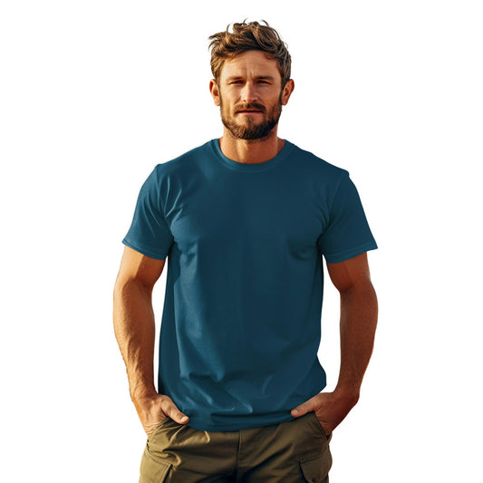 plain t-shirt india coral blue t-shirt coral blue tshirts coral blue tshirt the banyan tee tbt basics buy plain tshirts india tshirts for men tshirts for women boys girls branded tshirts