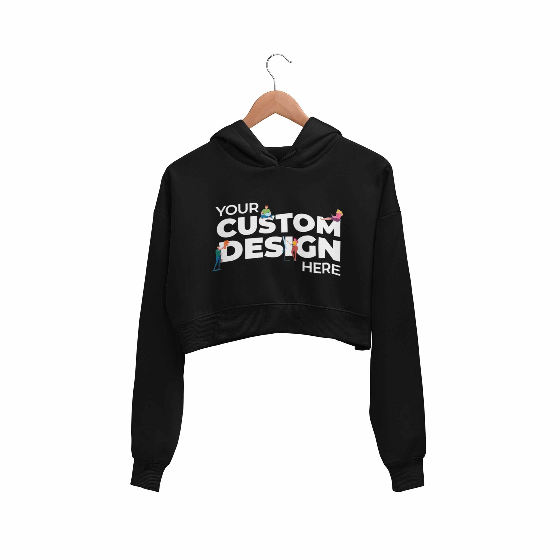 Hooded Sweatshirt Custom Crop Sweatshirts Custom Crop Hoodie For