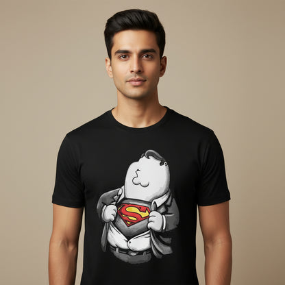 family guy super guy t-shirt tv & movies buy online india the banyan tee tbt men women girls boys unisex black - peter griffin