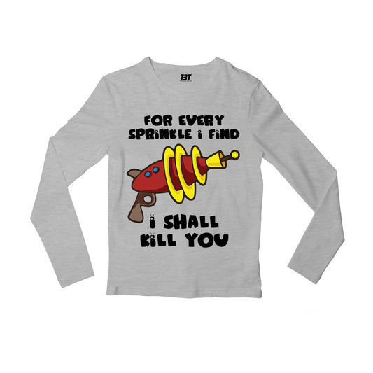 family guy i shall kill you full sleeves long sleeves tv & movies buy online india the banyan tee tbt men women girls boys unisex gray - stewie griffin dialogue