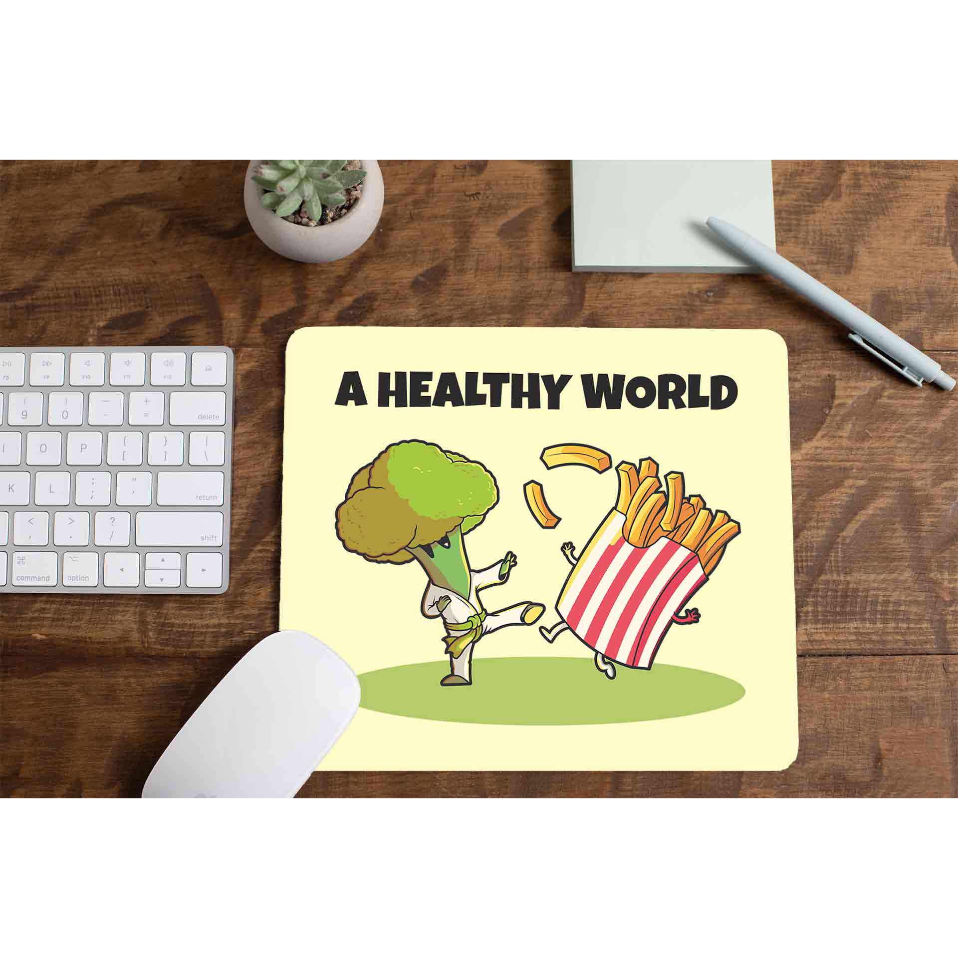 printed a healthy world mousepad logitech large anime printed graphic stylish buy online india the banyan tee tbt men women girls boys unisex  