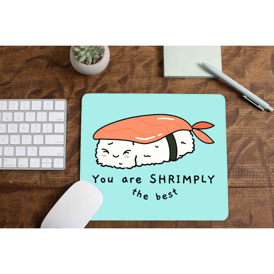 printed shrimply the best mousepad logitech large anime printed graphic stylish buy online india the banyan tee tbt men women girls boys unisex  