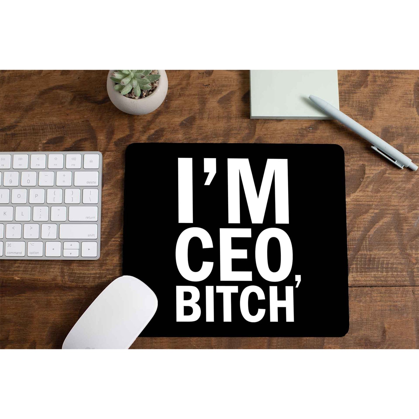 printed i'm ceo mousepad logitech large anime printed graphic stylish buy online india the banyan tee tbt men women girls boys unisex  