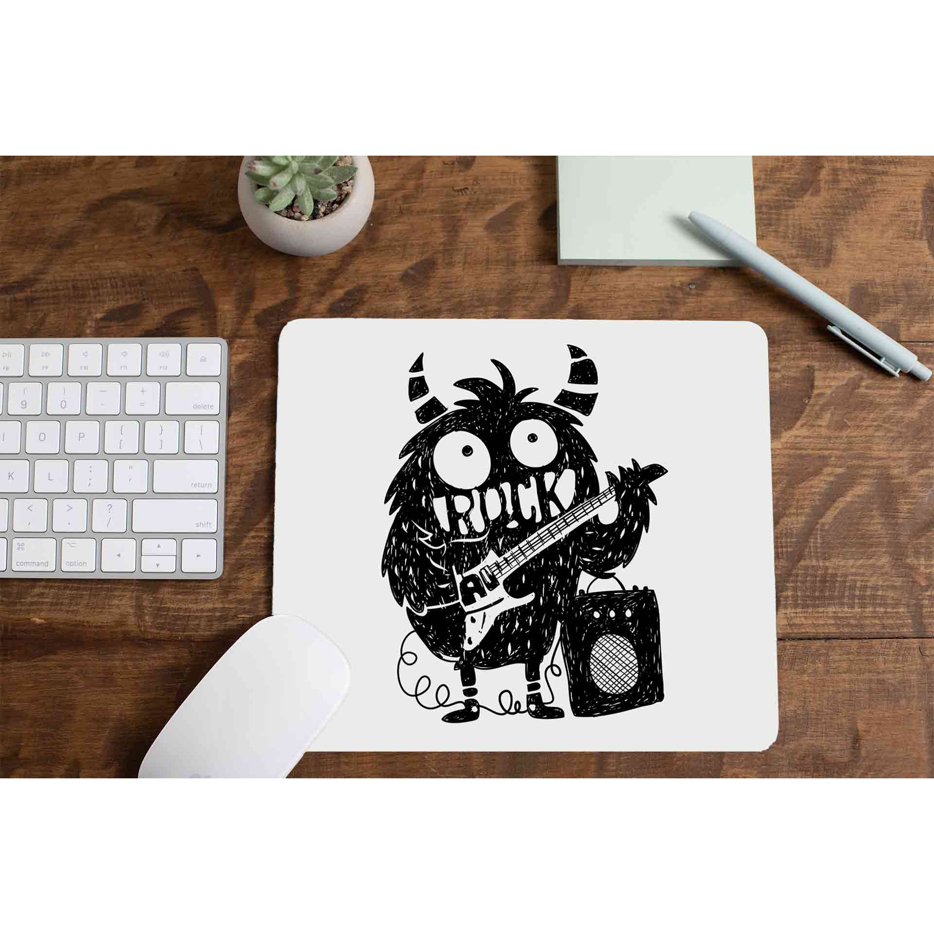printed rock monster mousepad logitech large anime printed graphic stylish buy online india the banyan tee tbt men women girls boys unisex  