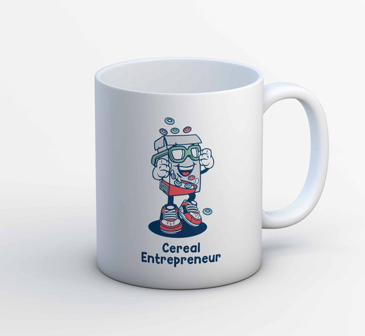 printed cereal entrepreneur mug coffee ceramic printed graphic stylish buy online india the banyan tee tbt men women girls boys unisex  