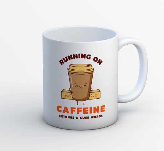 printed caffeine, ketones & cuss words mug coffee ceramic printed graphic stylish buy online india the banyan tee tbt men women girls boys unisex  