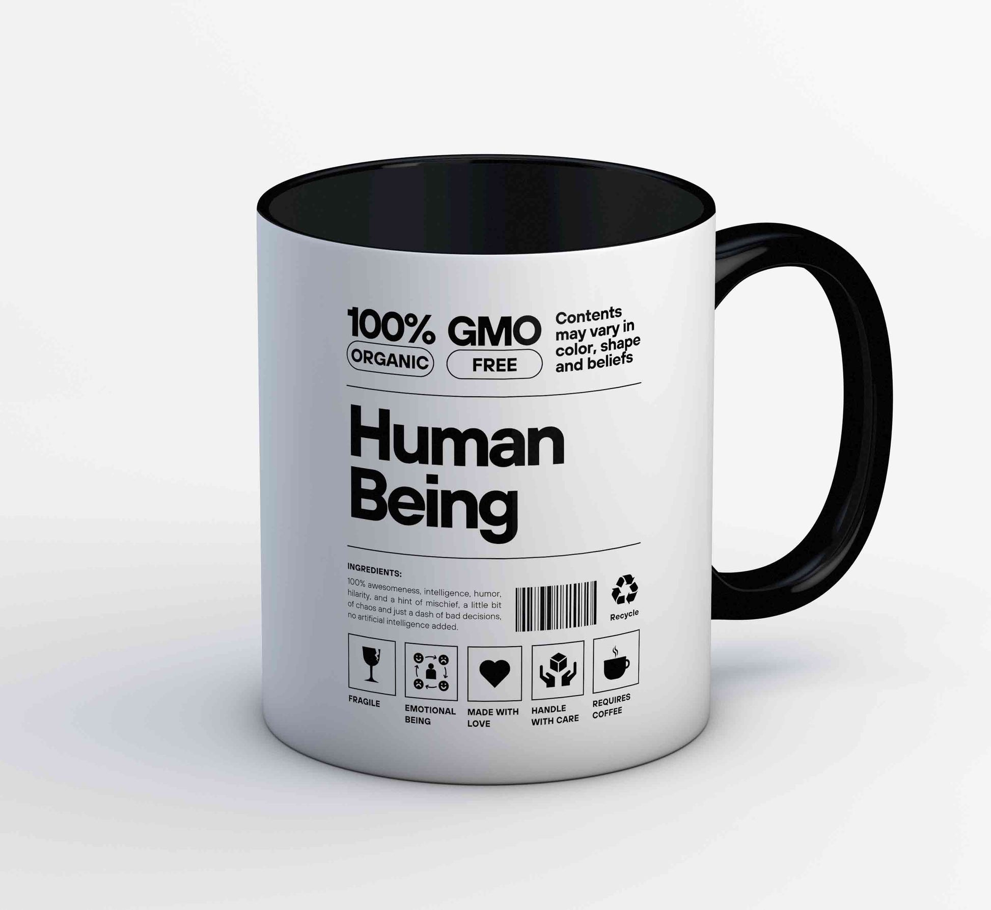 printed human being mug coffee ceramic printed graphic stylish buy online india the banyan tee tbt men women girls boys unisex  