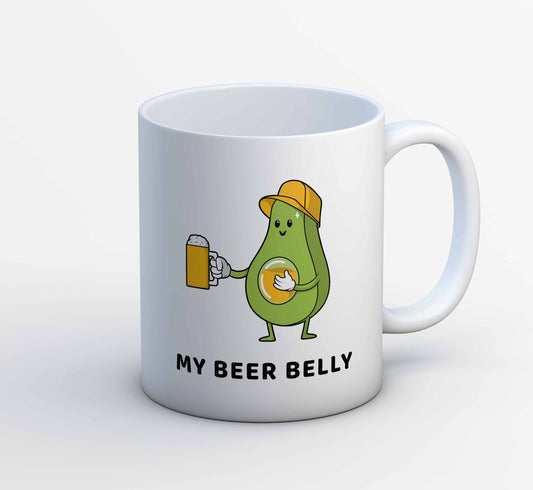 printed my beer belly mug coffee ceramic printed graphic stylish buy online india the banyan tee tbt men women girls boys unisex  
