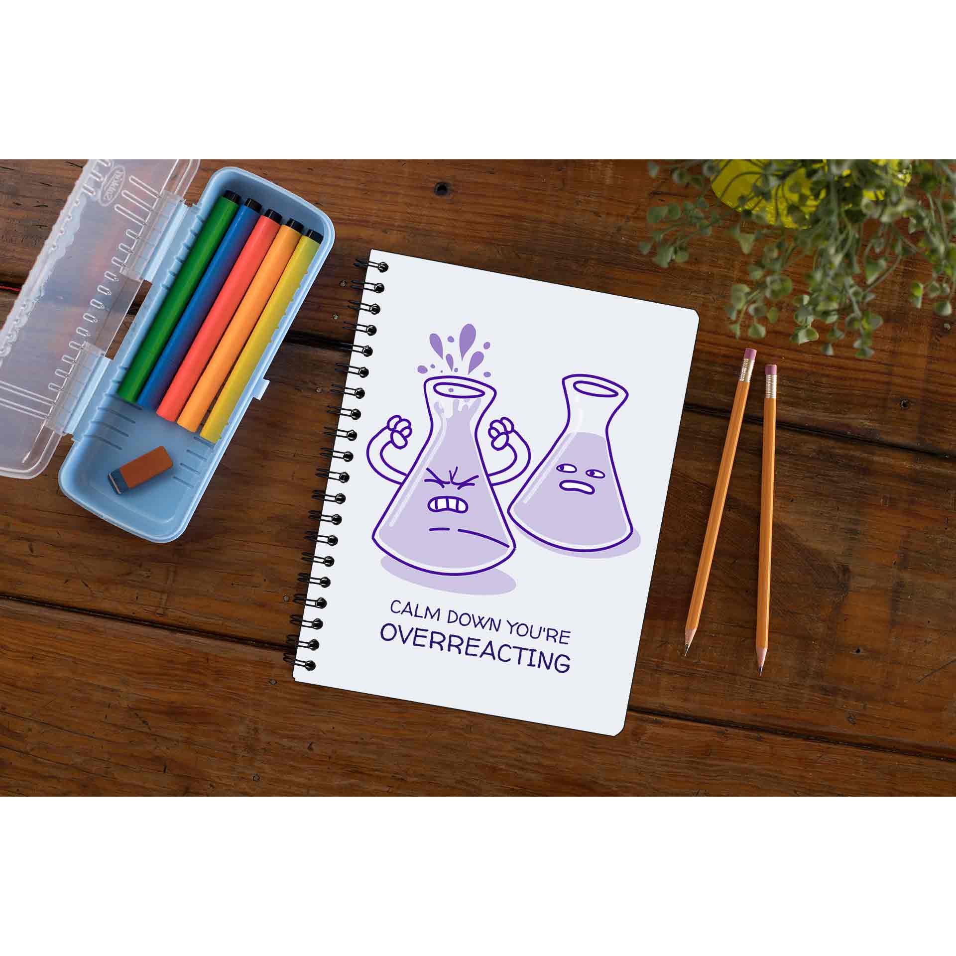 printed overreacting notebook notepad diary buy online india the banyan tee tbt unruled