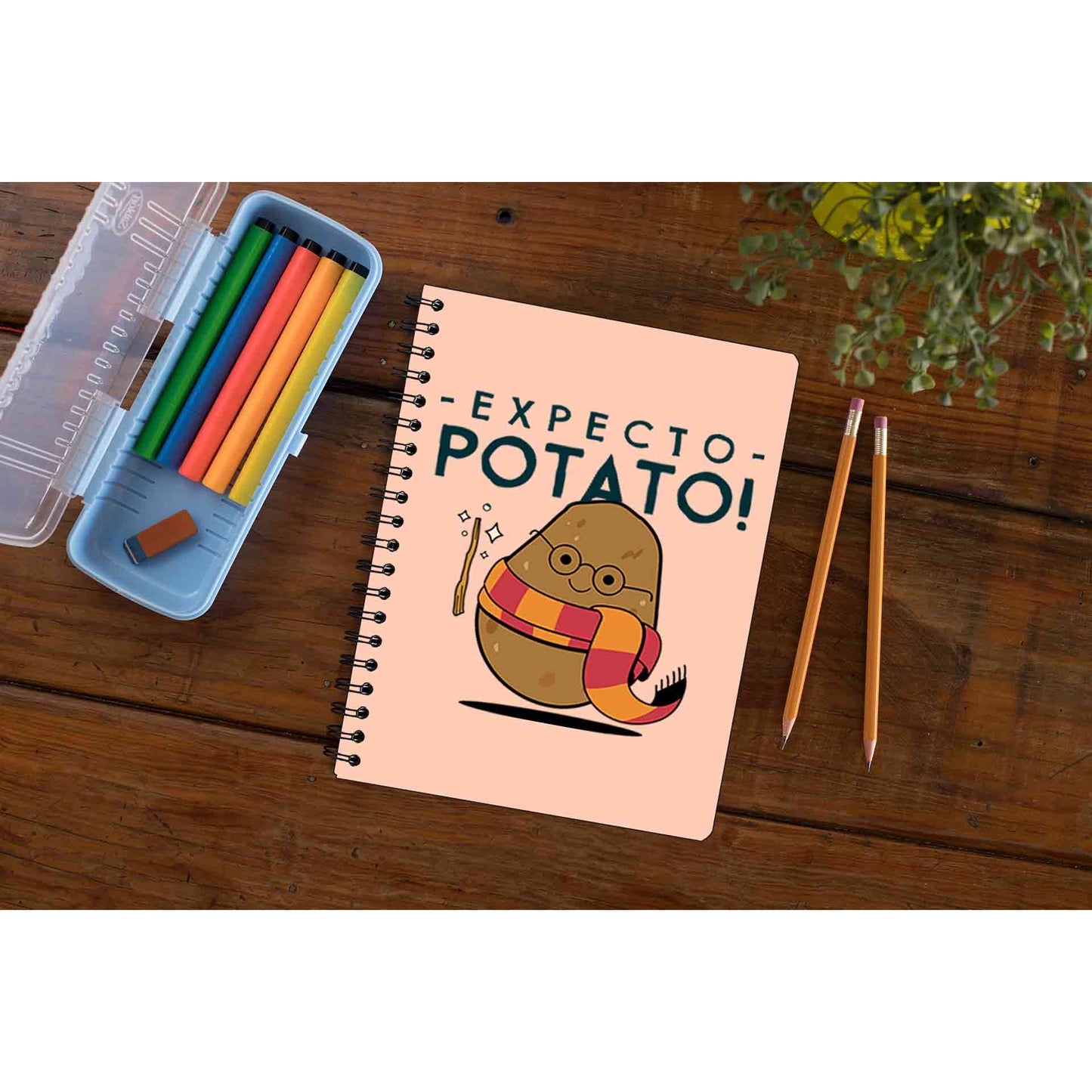 printed expecto potato notebook notepad diary buy online india the banyan tee tbt unruled