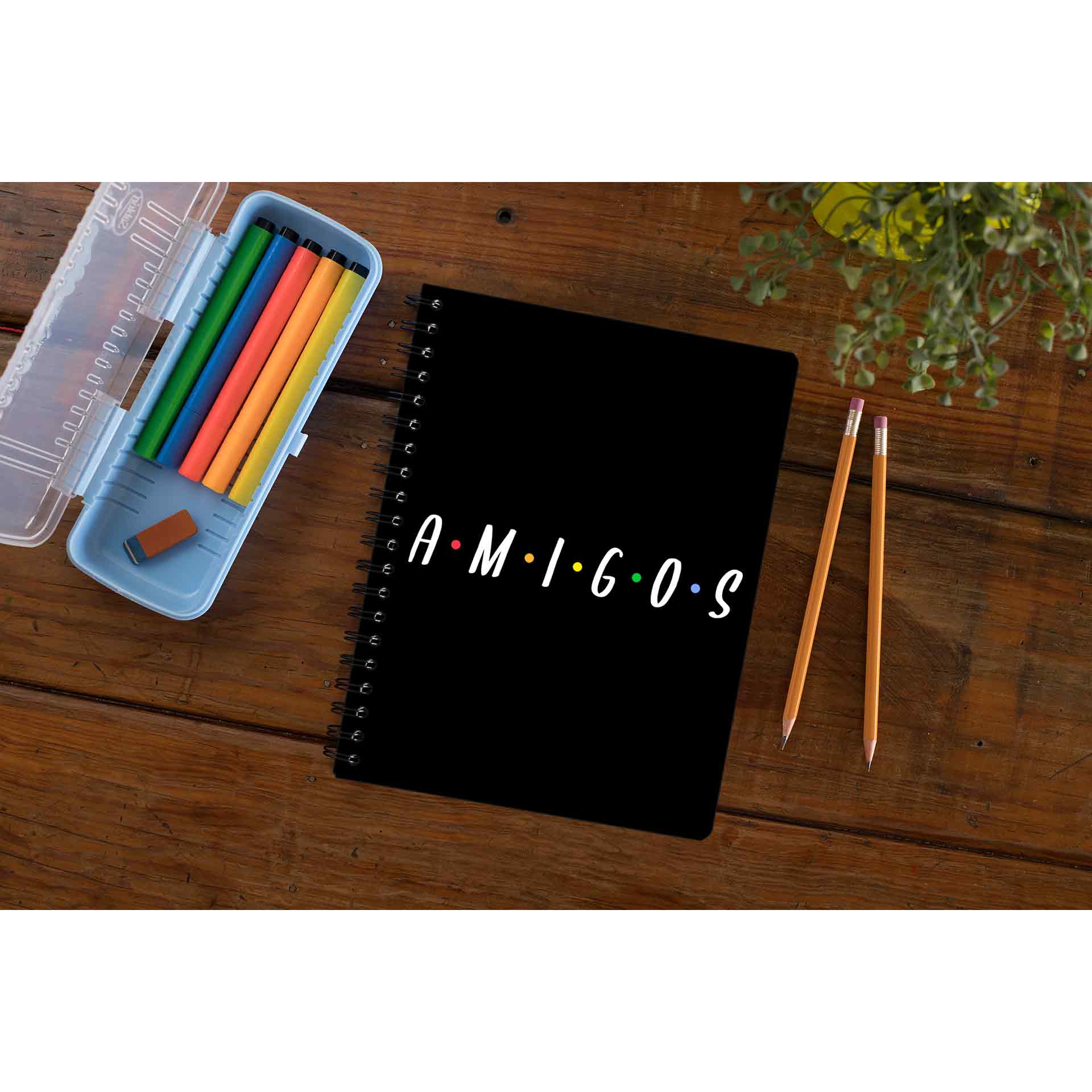 printed amigos notebook notepad diary buy online india the banyan tee tbt unruled