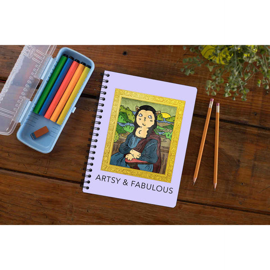 printed artsy and fabulous notebook notepad diary buy online india the banyan tee tbt unruled