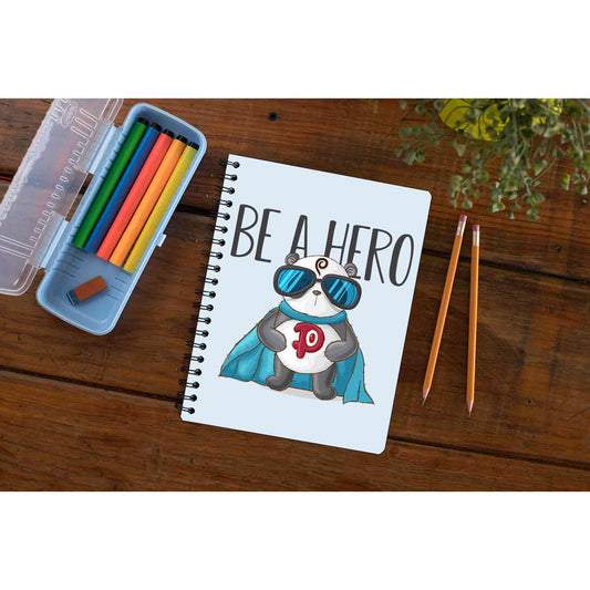 printed be a hero notebook notepad diary buy online india the banyan tee tbt unruled