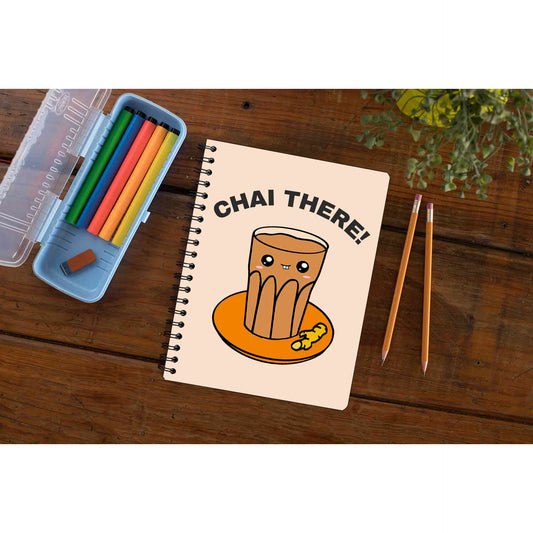 printed chai there notebook notepad diary buy online india the banyan tee tbt unruled