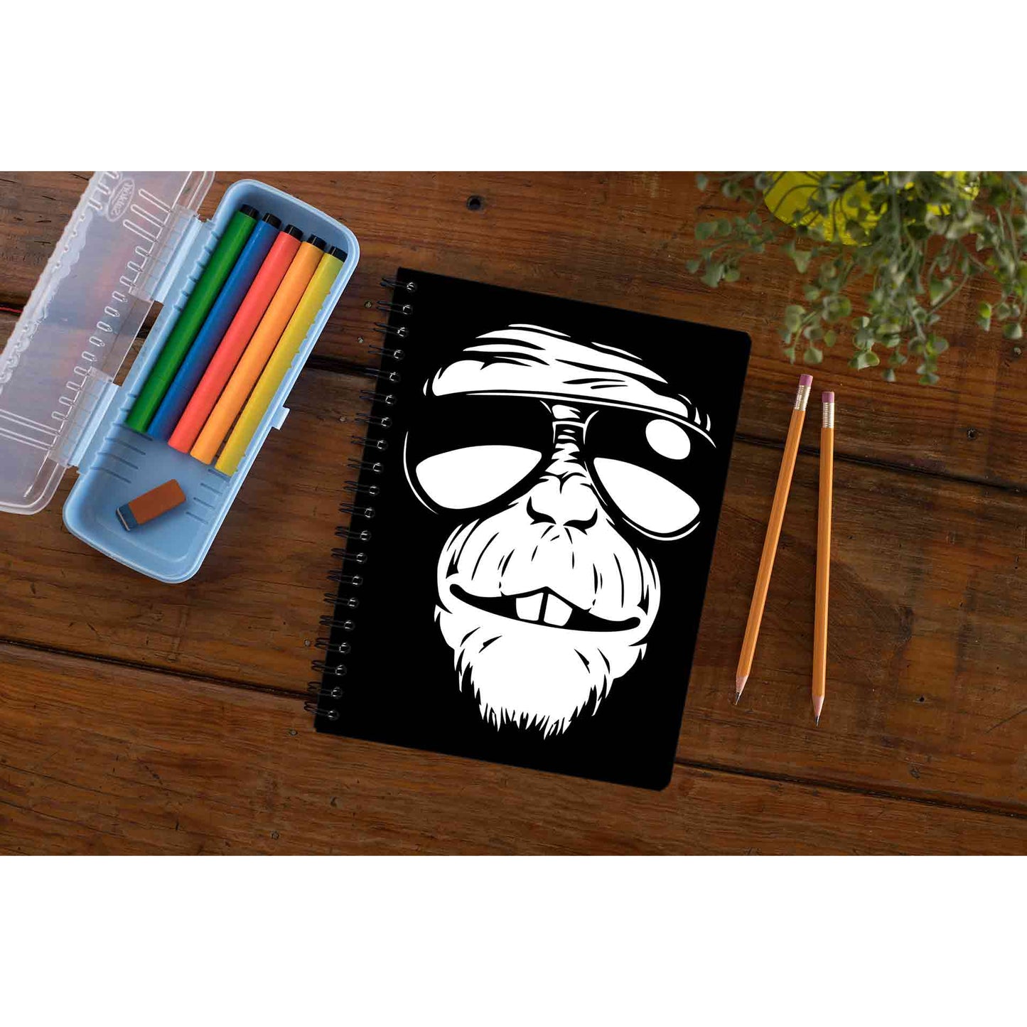 printed chimp notebook notepad diary buy online india the banyan tee tbt unruled