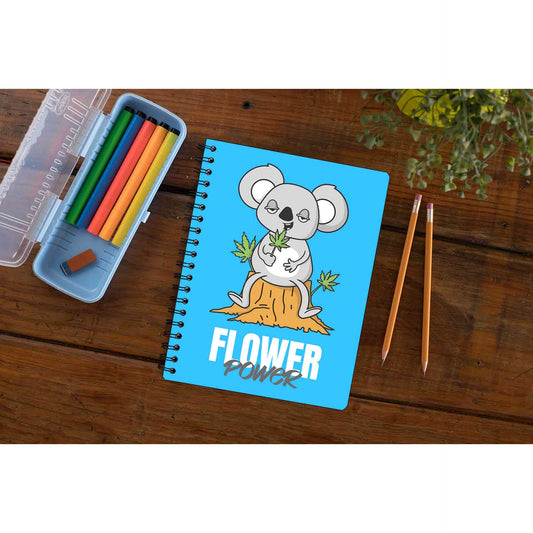 printed flower power notebook notepad diary buy online india the banyan tee tbt unruled