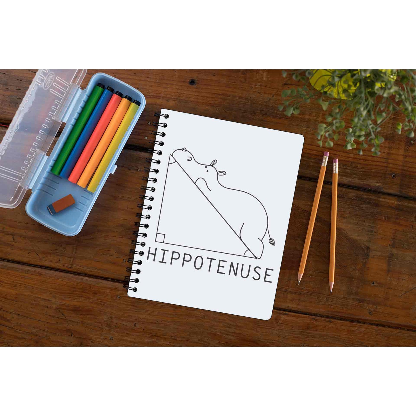 printed hippotenuse notebook notepad diary buy online india the banyan tee tbt unruled