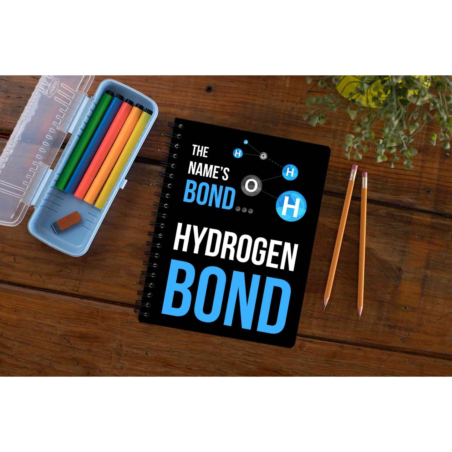 printed hydrogen bond notebook notepad diary buy online india the banyan tee tbt unruled