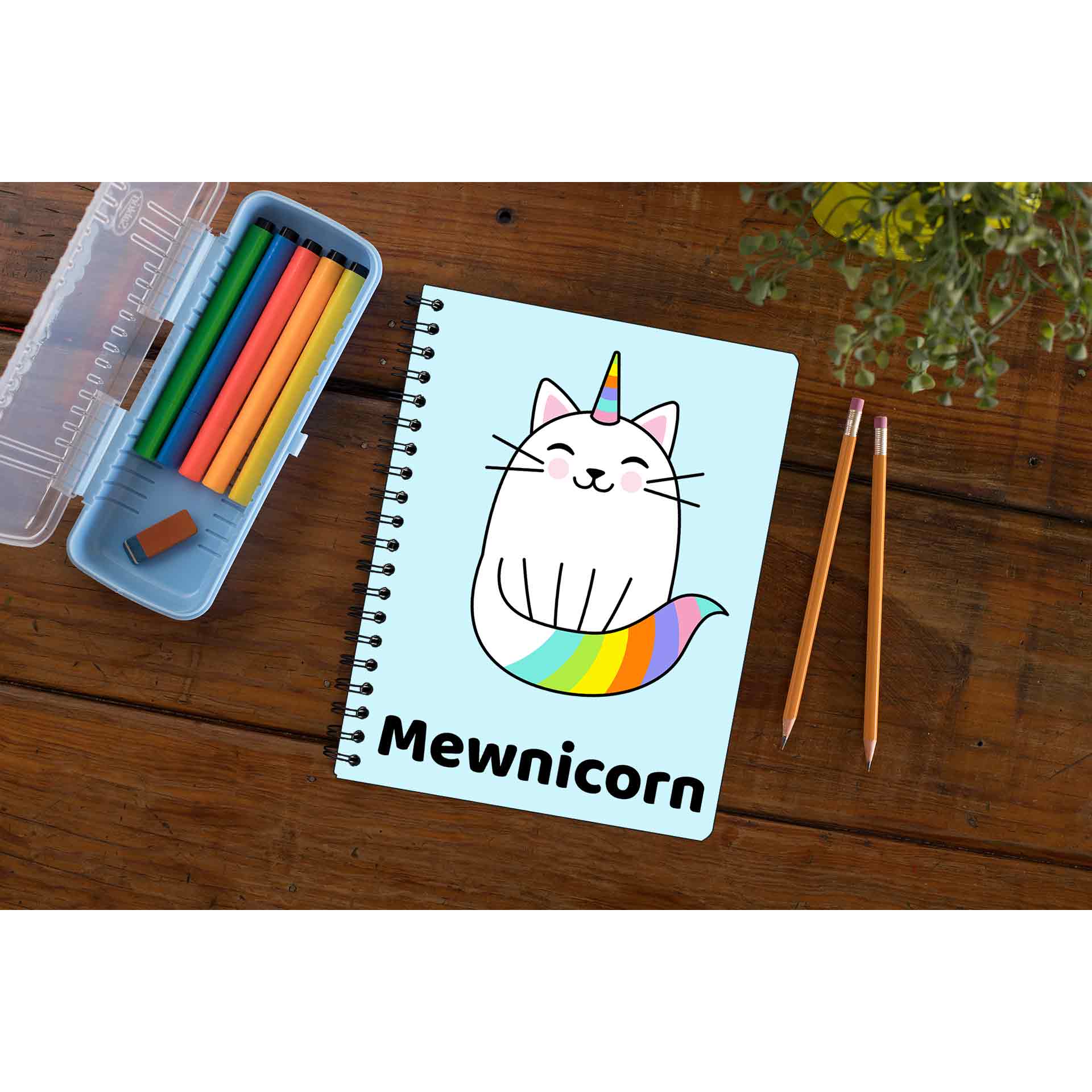 printed mewnicorn notebook notepad diary buy online india the banyan tee tbt unruled