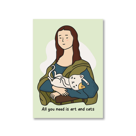 printed art and cats poster wall art buy online india the banyan tee tbt a4