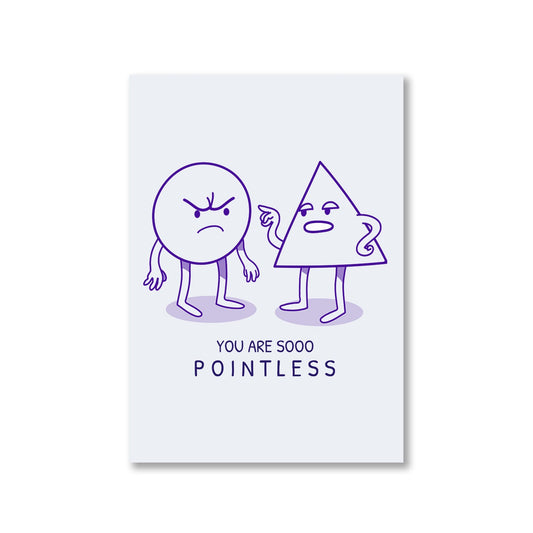 printed pointless poster wall art buy online india the banyan tee tbt a4