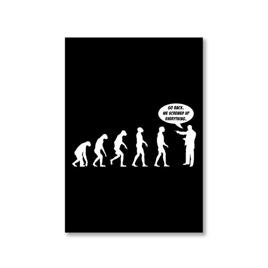 printed go back poster wall art buy online india the banyan tee tbt a4