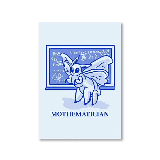 printed mothematician poster wall art buy online india the banyan tee tbt a4