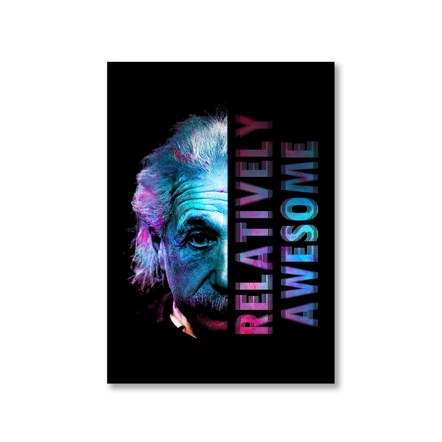 printed relatively awesome poster wall art buy online india the banyan tee tbt a4